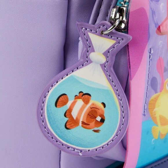 Loungefly Disney Pixar Moments Finding Nemo Darla Womens Mini Backpack - Picture 4 of 5